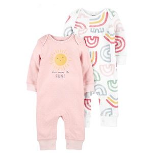Carter’s Jumper Set 9M Romper Baby Girl Bundle Set